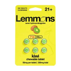 Lemmons 7-OH Kratom Tablets (330mg – 6 Count) Kiwi