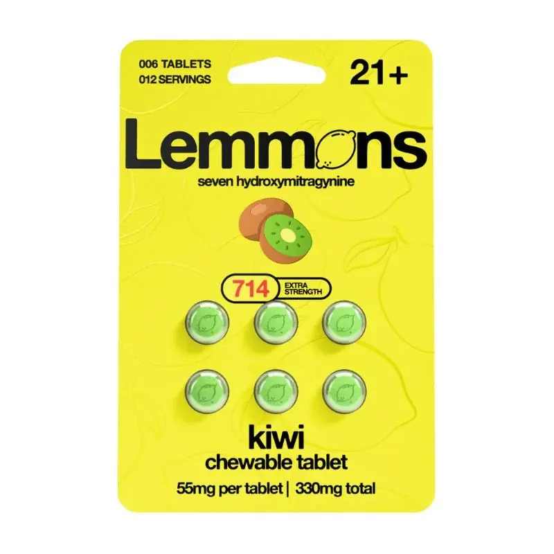 Lemmons 7-OH Kratom Tablets (330mg – 6 Count) Kiwi