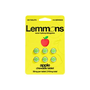 Lemmons Seven Hydroxymitragynine Kratom 7-OH 35mg Tablets Apple