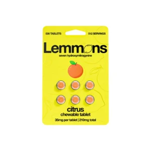 Lemmons Seven Hydroxymitragynine Kratom 7-OH 35mg Tablets Citrus