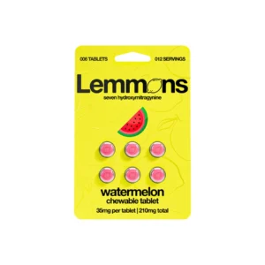 Lemmons Seven Hydroxymitragynine Kratom 7-OH 35mg Tablets Watermelon
