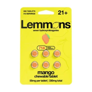 Lemmons 7-OH Kratom Tablets (330mg – 6 Count) Mango
