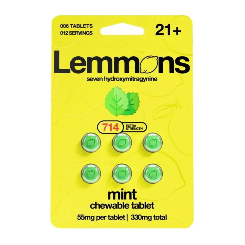 Lemmons 7-OH Kratom Tablets (330mg – 6 Count) Mint