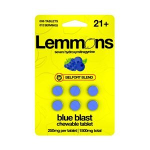 Lemmons 7-OH Tablets Kratom (1500mg - 6 Count) Blue Blast